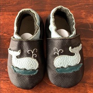 Leather Baby Walker Moccasins